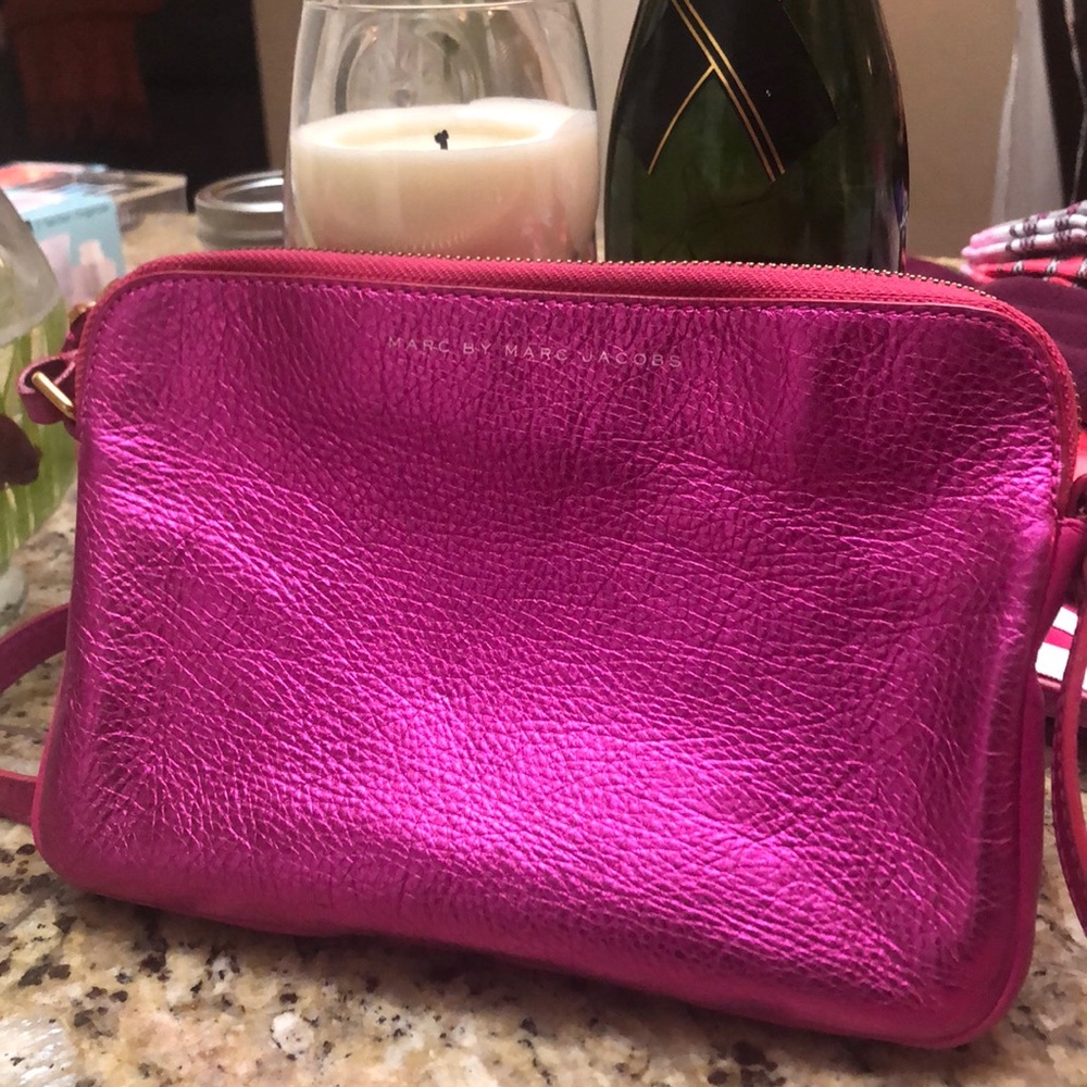 Metallic Pink Marc by Marc Jacobs Crossbody